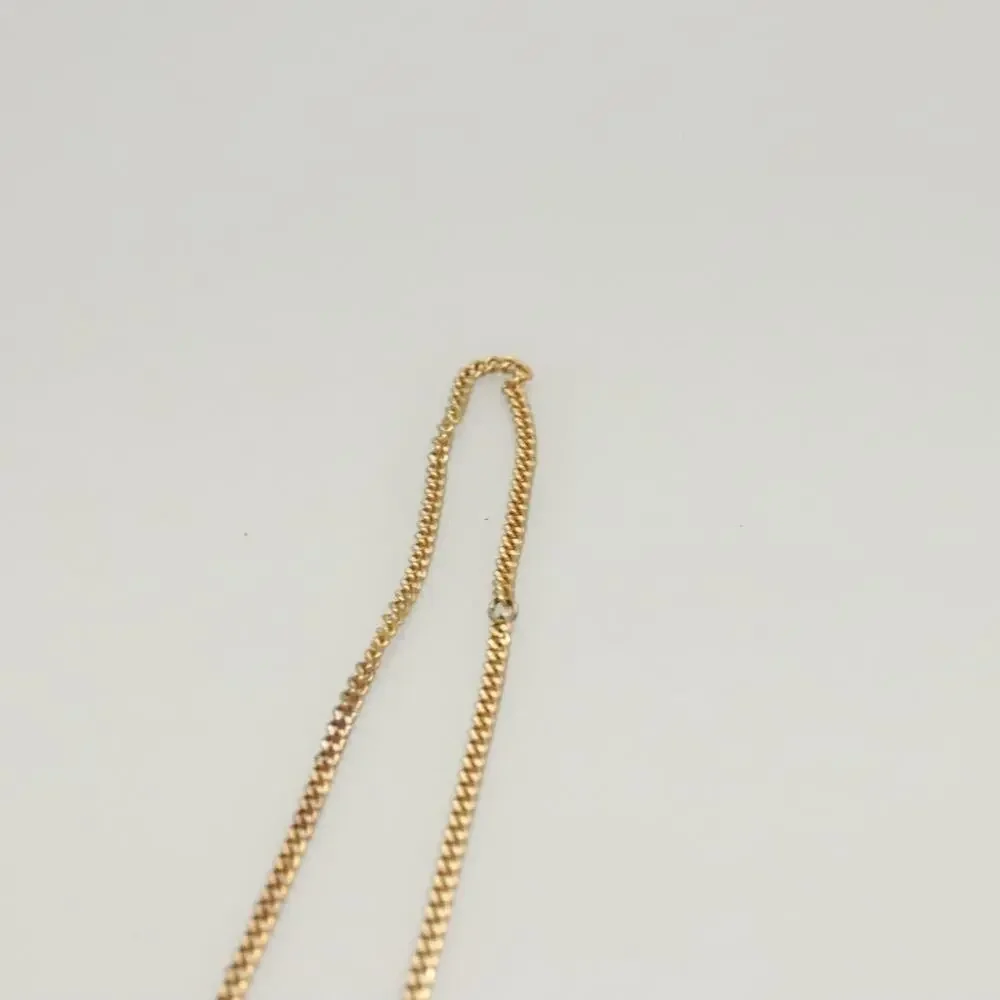Chanel Mini Matelasse Cotton Chain Pouch Navy Gold CC Blue